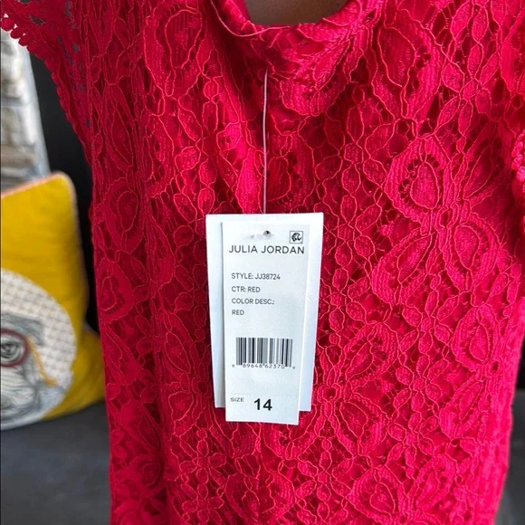 Julia Jordan Red Ruffled Mini Dress - Picture 6 of 14